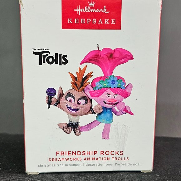 Hallmark Keepsake Friendship Rocks DreamWorks Trolls Christmas Tree Ornament NIB - Picture 1 of 3